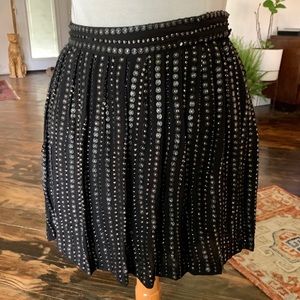 BNWT Haute Hippie Leather & Sequin Skirt